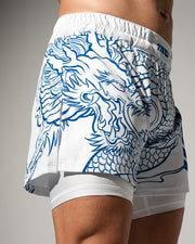 Engage Blue Dragon 2-in-1 Hybrid Shorts