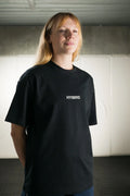 HFW Embroidered Oversized Tee - Black