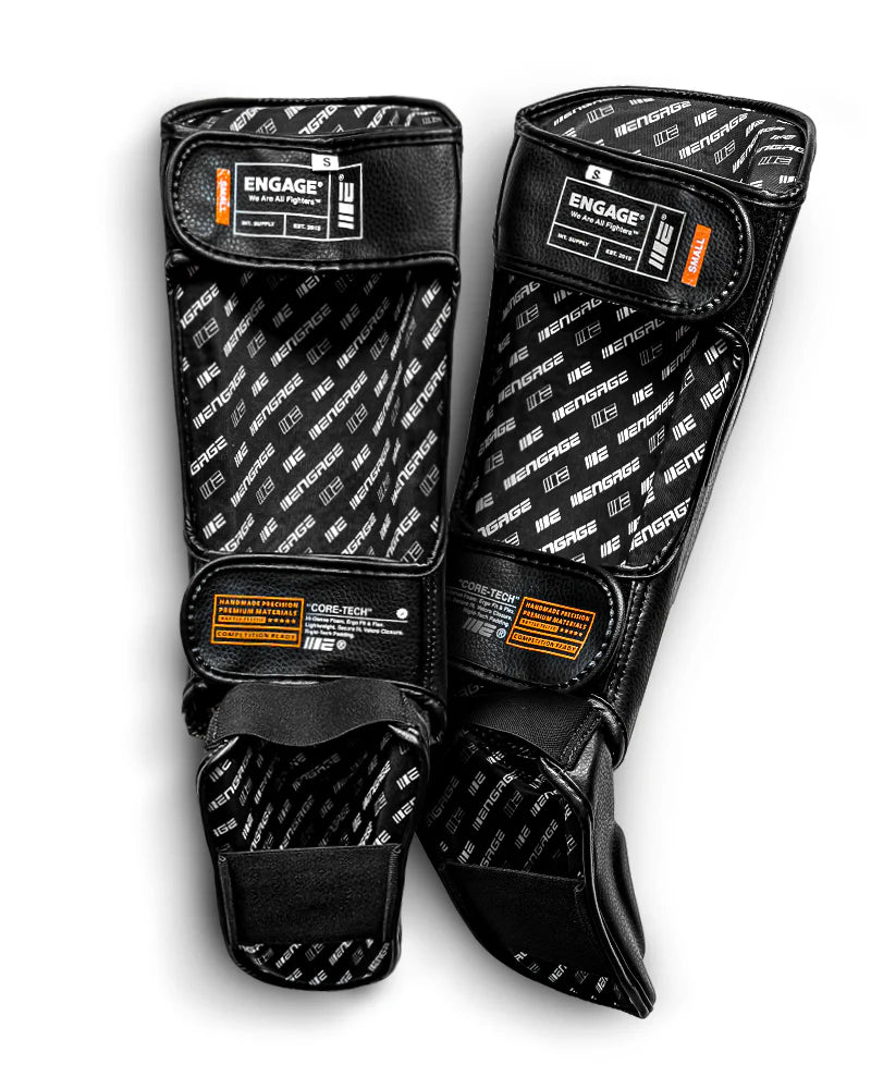Engage W.I.P Series Shin Guards - Black