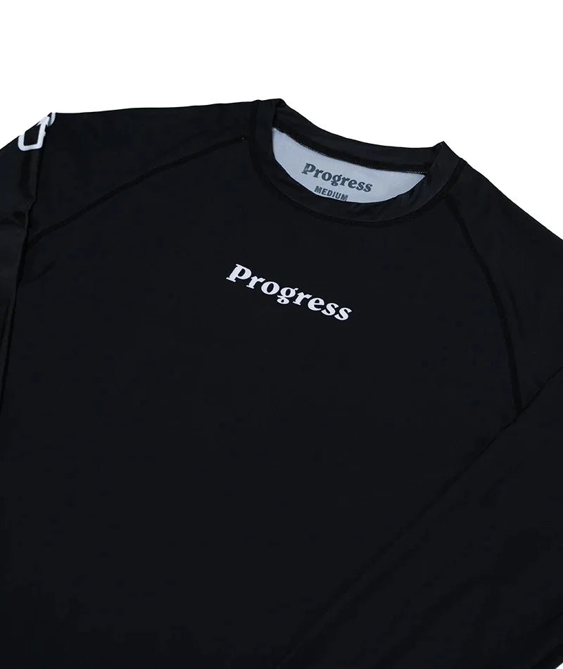 Progress Academy Rashguard Longsleeve - Black