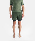 Progress Academy + Hybrid Shorts - Khaki