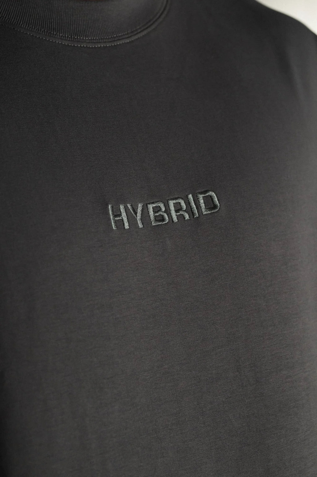 HFW Embroidered Oversized Tee - Grey