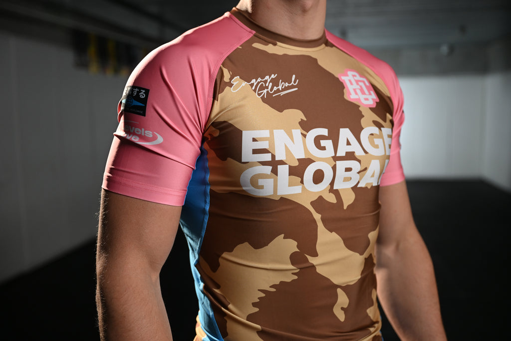 Engage - Miami Camo Short Sleeve Rashguard