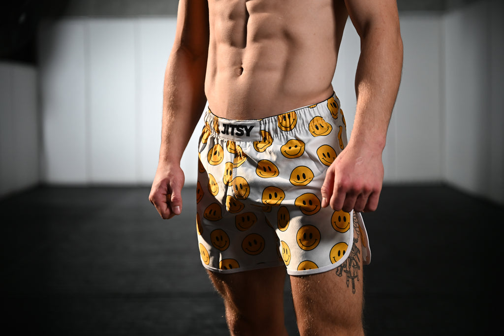 Smiley MMA shorts