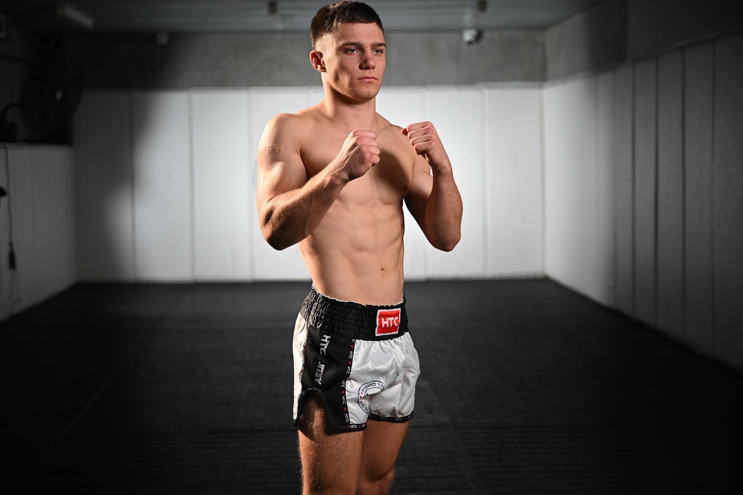 HTC Muay Thai Shorts - White