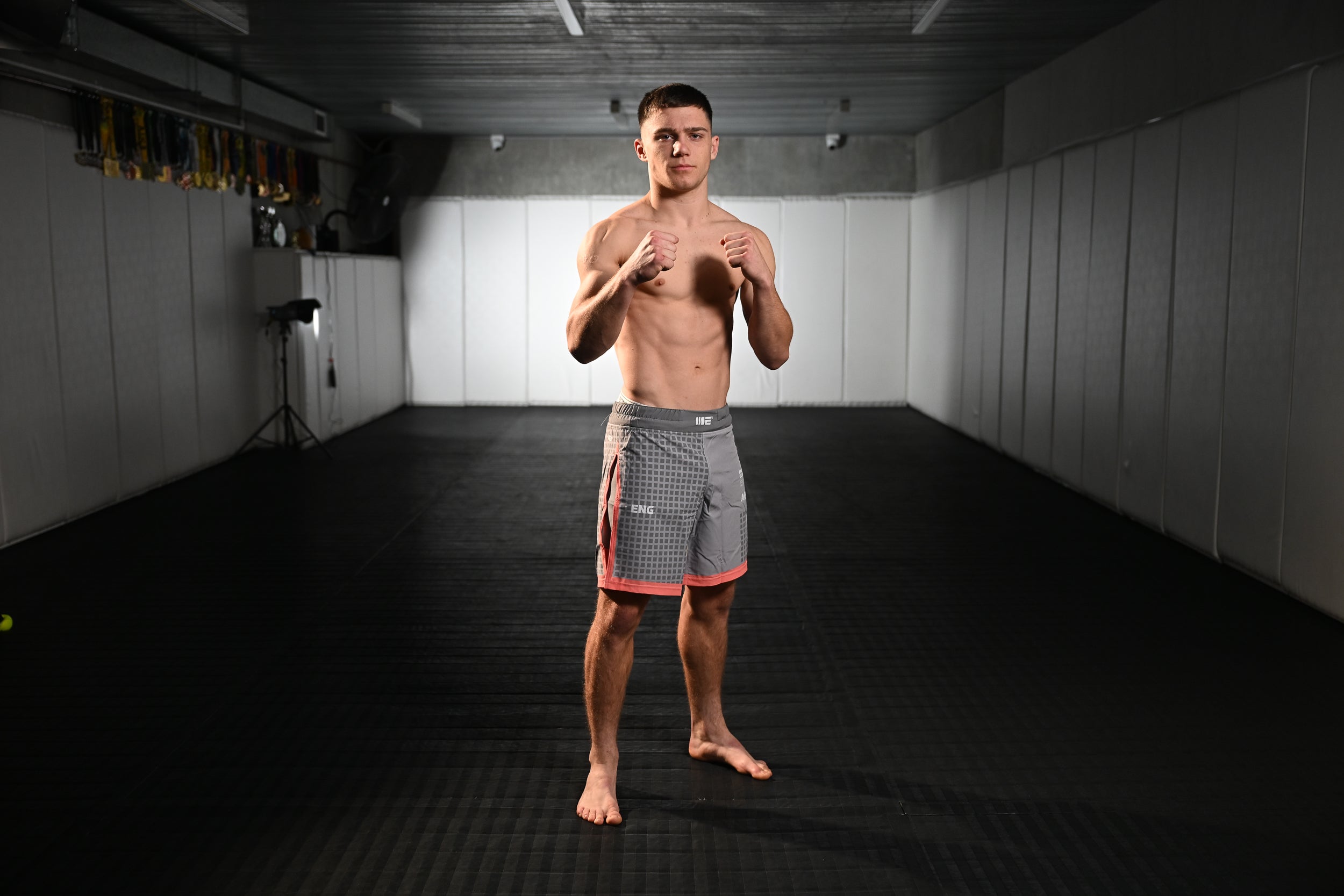 Engage - Grid Tech 2-in-1 Gladiator Shorts (Grey)