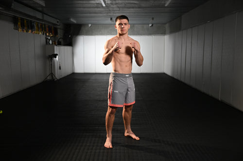 Engage - Grid Tech 2-in-1 Gladiator Shorts (Grey)