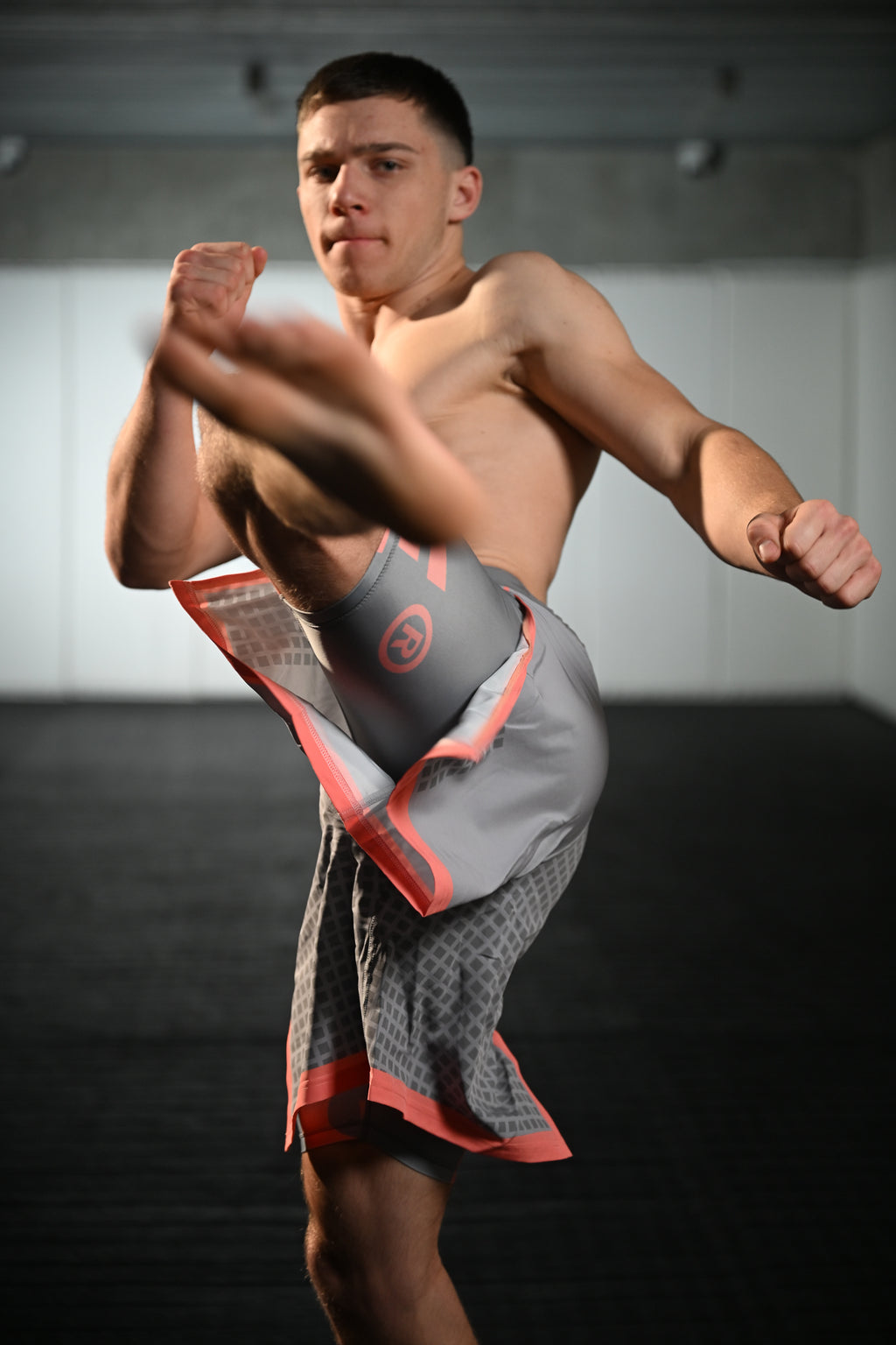 Engage - Grid Tech 2-in-1 Gladiator Shorts (Grey)