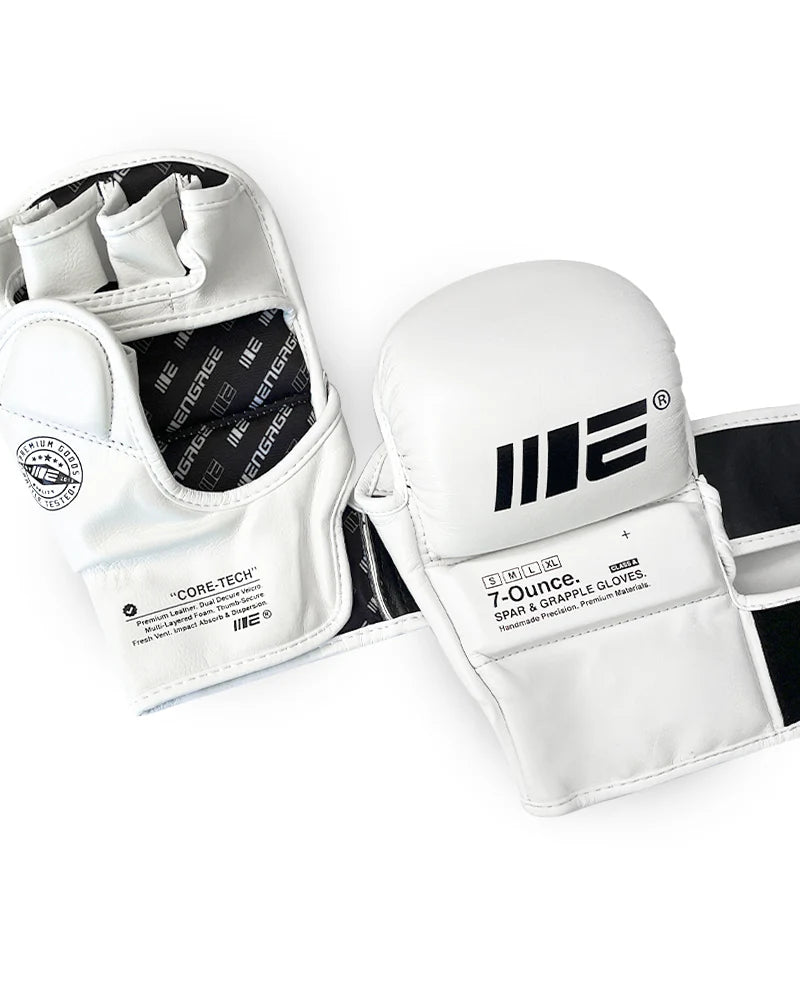 Engage - W.I.P Series MMA Grapple Gloves (White)