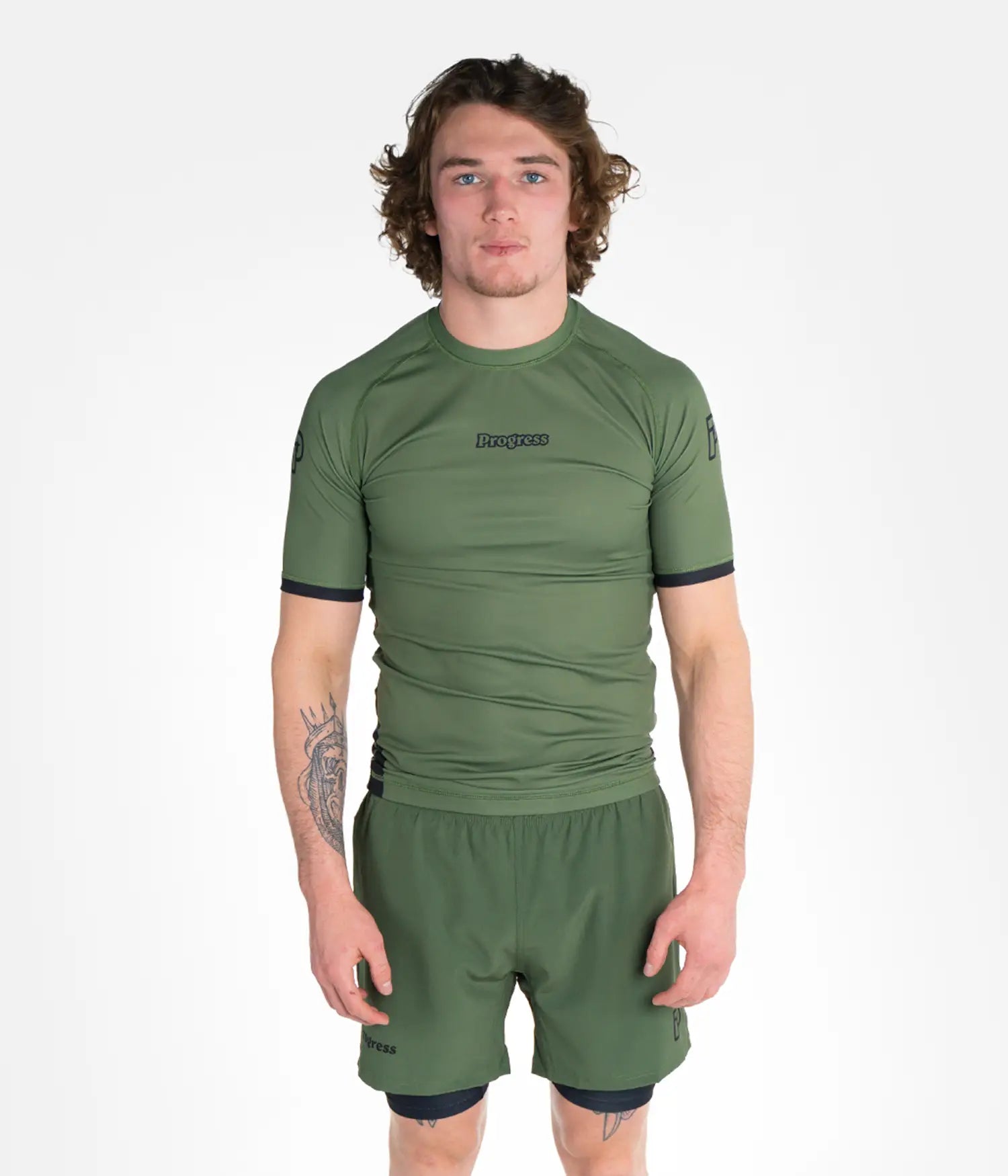 Progress Academy + Rashguard - Khaki