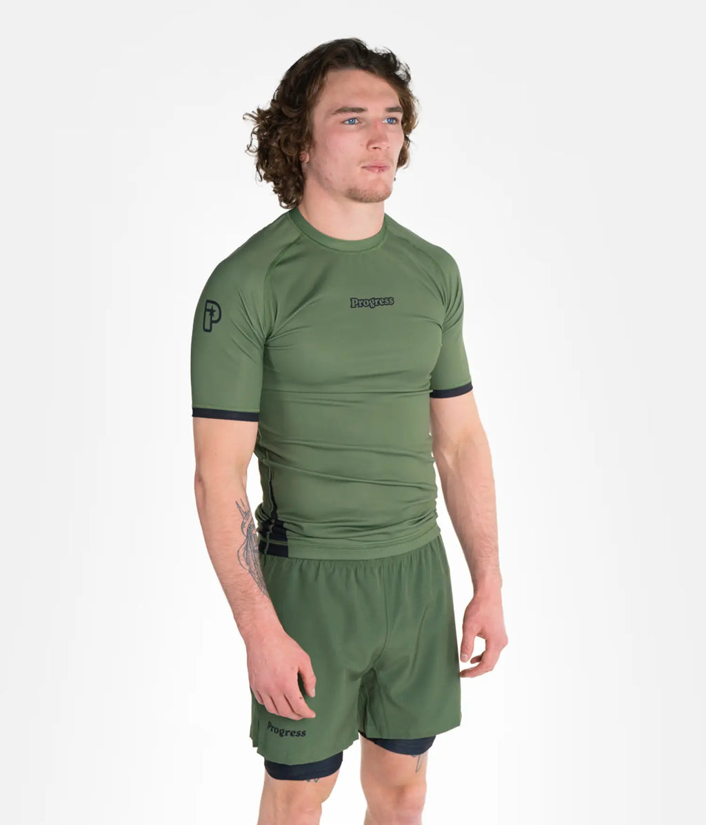 Progress Academy + Rashguard - Khaki