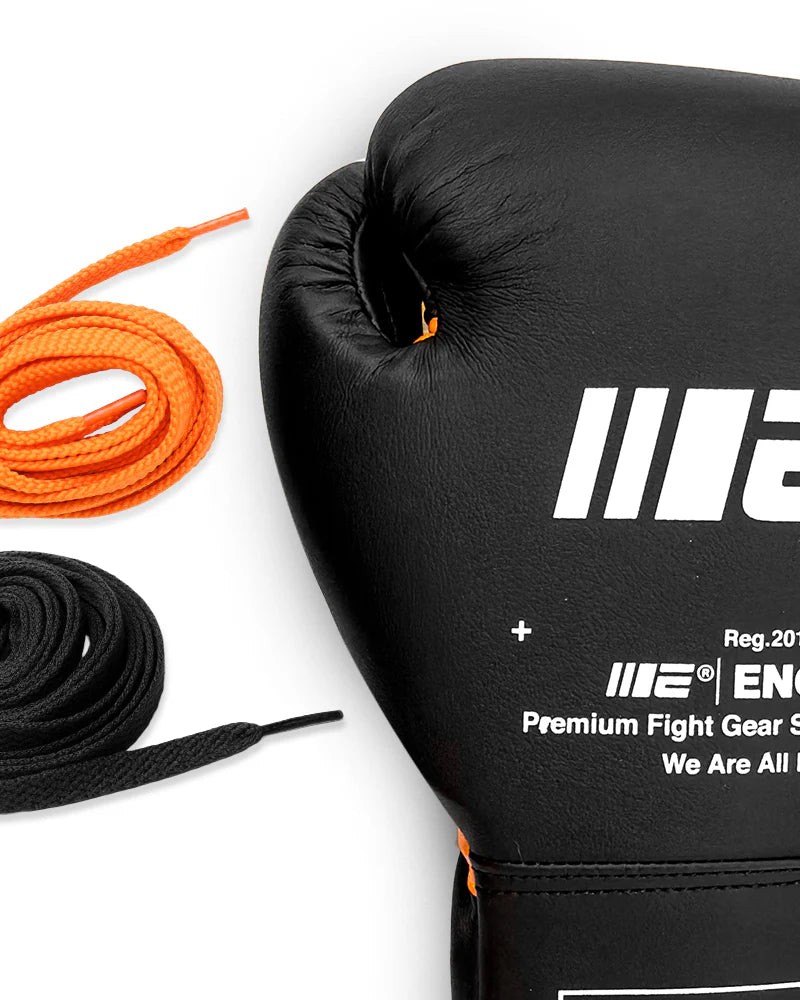 Engage - W.I.P Series Boxing Gloves - Black (Lace up)