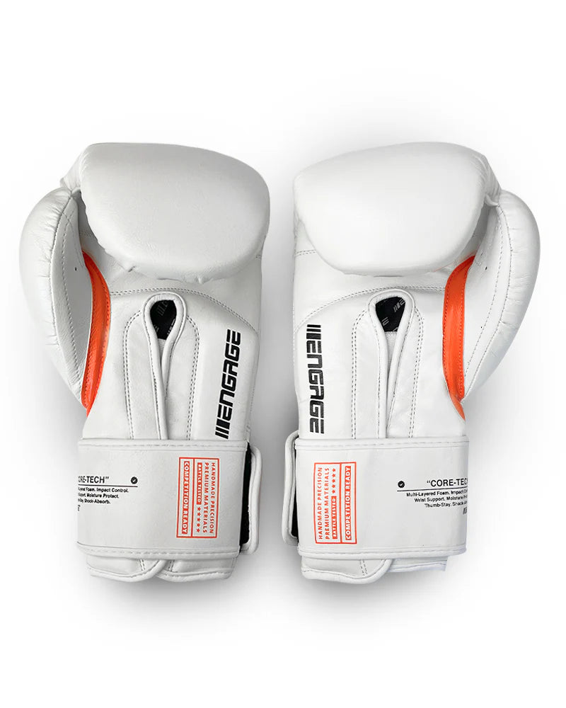 Engage W.I.P Series Boxing Gloves (Velcro) - White