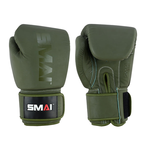 SMAI Elite85 Boxing Glove - Olive Green