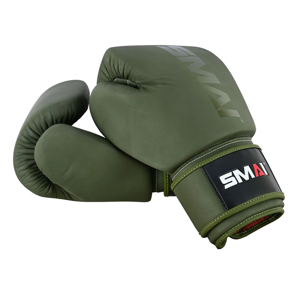 SMAI Elite85 Boxing Glove - Olive Green