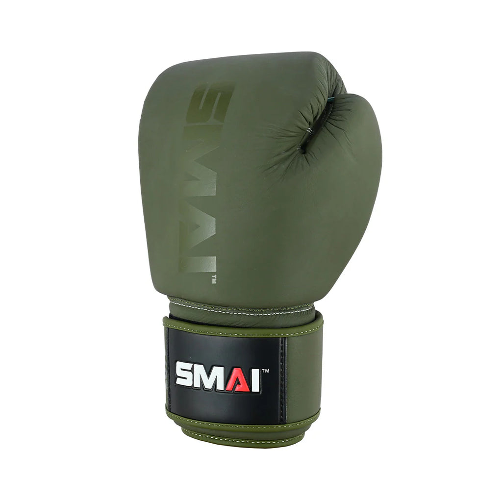 SMAI Elite85 Boxing Glove - Olive Green