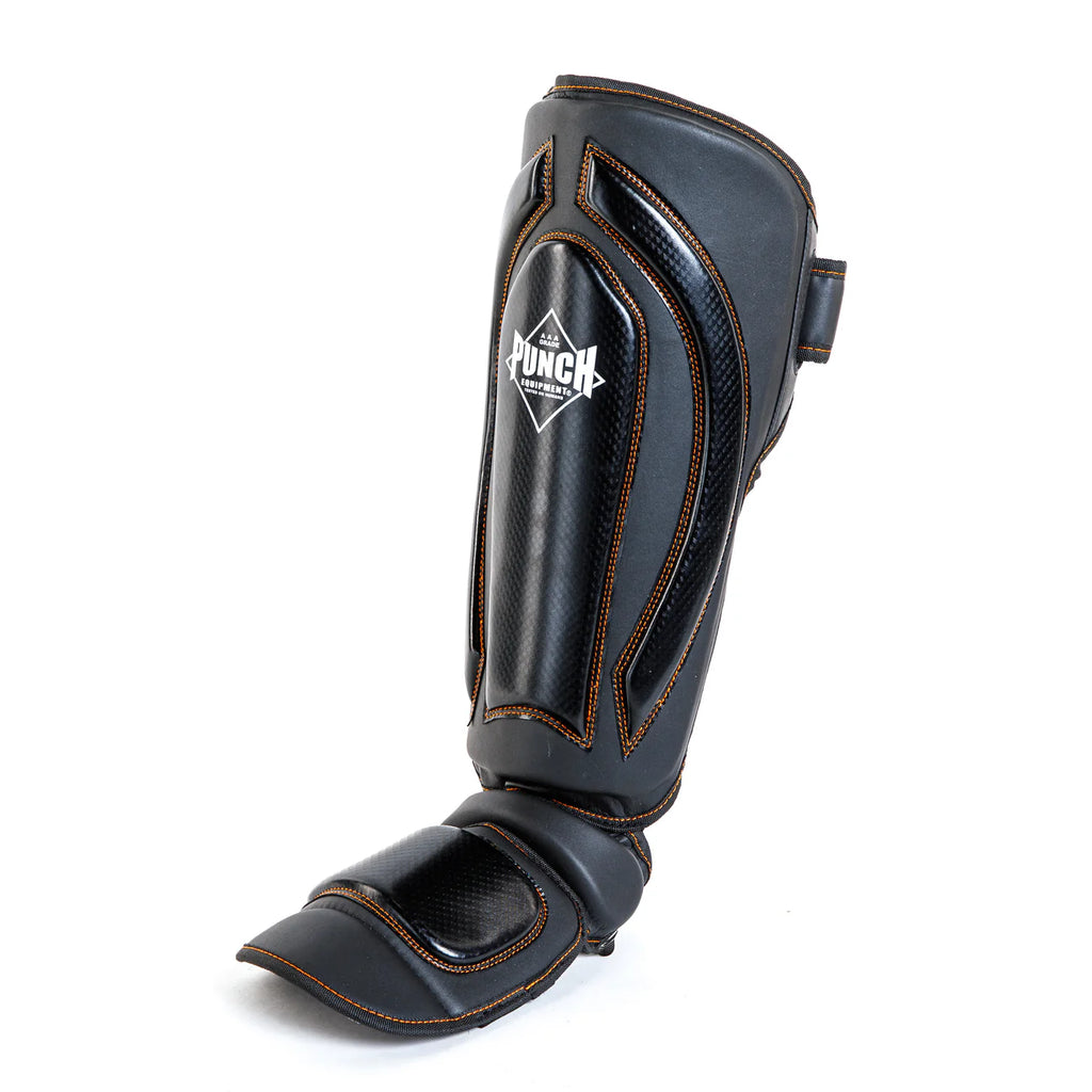 Punch Shin Guards- Black Diamond PRECISION - BLACK