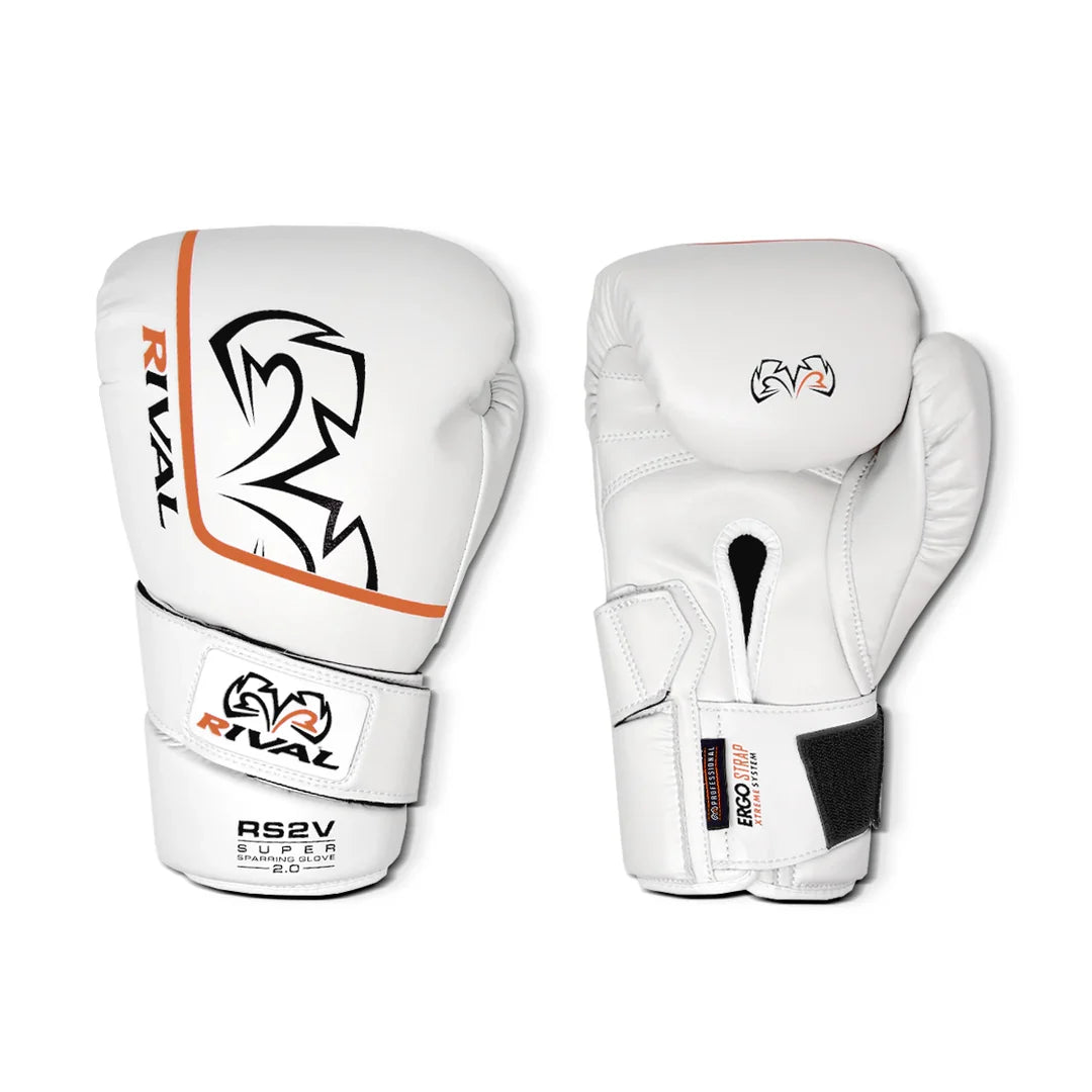 Rival RS2V Super Sparring Gloves 2.0 - White