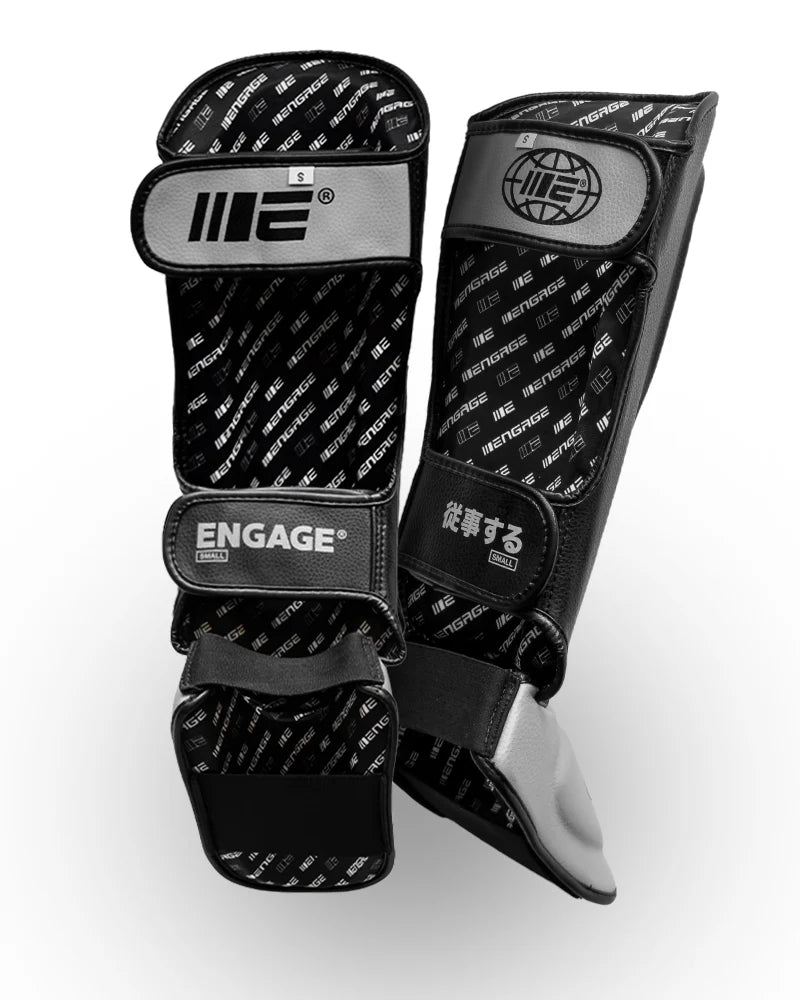 Engage W.I.P Series Shin Guards - Oakland Grey