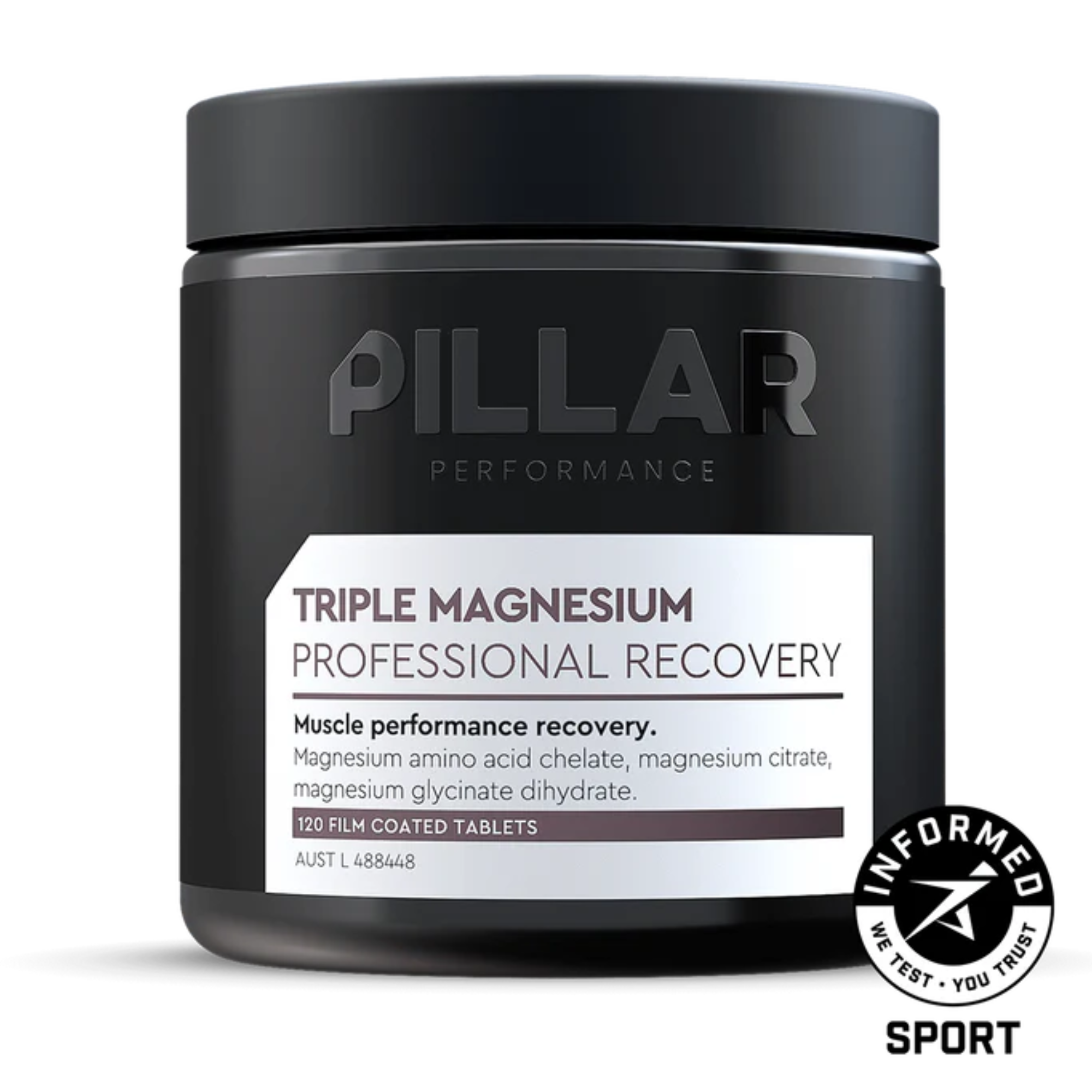 PILLAR Triple Magnesium Tablets -120 tablets