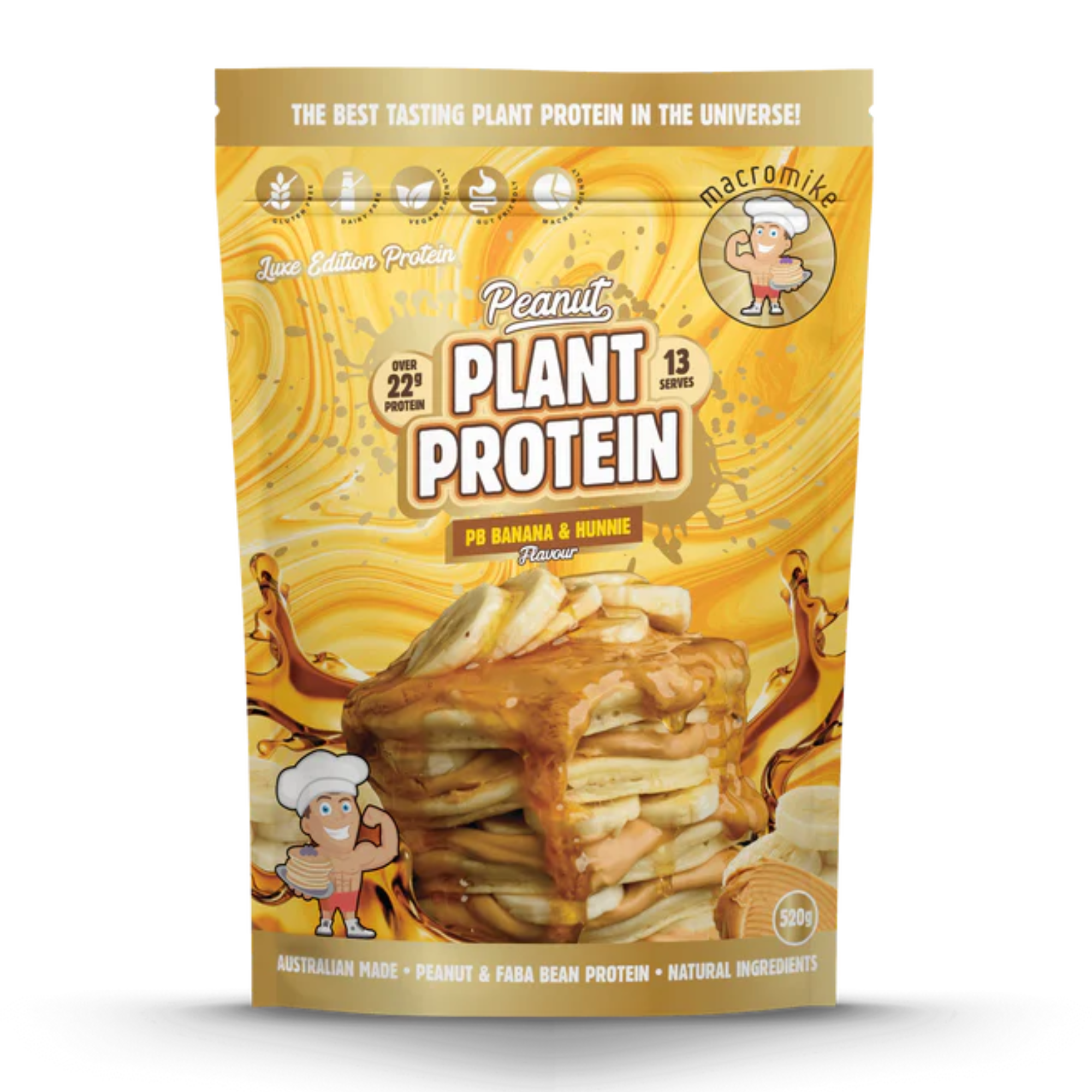 Macro Mike PB Banana & Hunnie PB Protein (520g)
