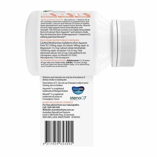 ANC Bio calcium + Vit D3 & K2