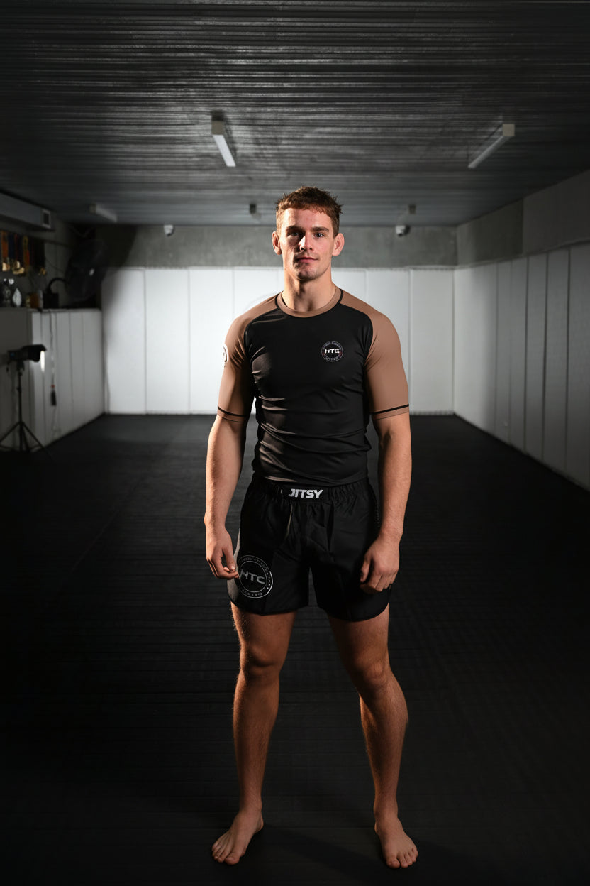 HTC x Progress Ranked Rashguard – Brown